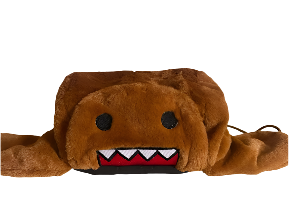 Y2K Fluffy Domo Kun Ushanka Hat - Plushverse