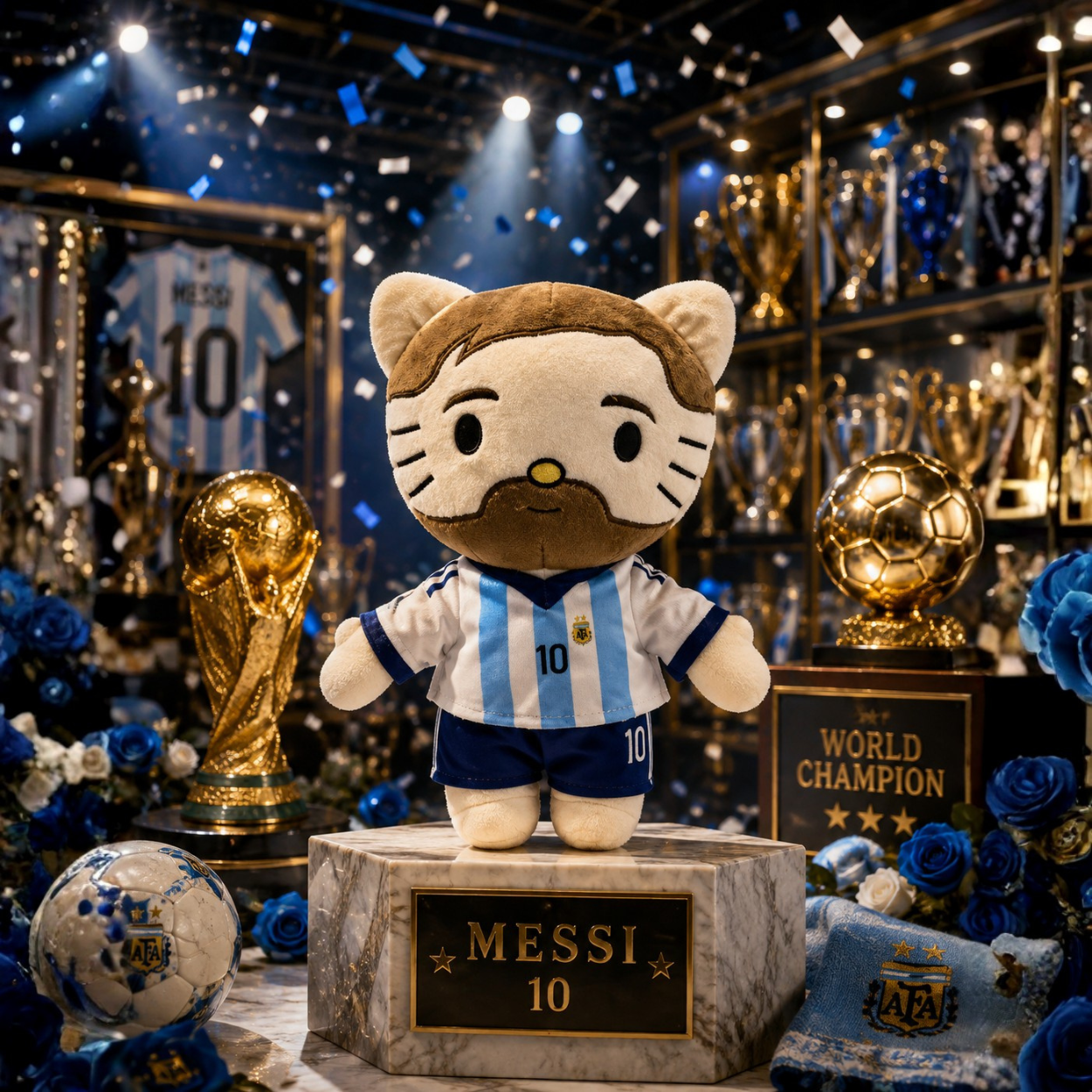 World Cup Kitty Plush Plushverse