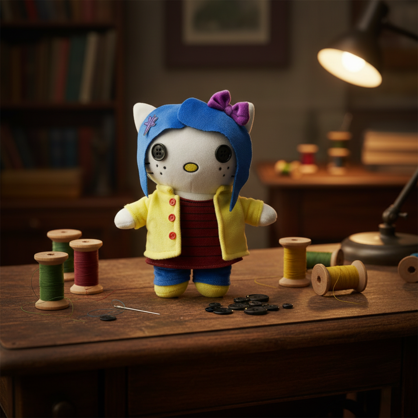 Coraline Kitty Plush