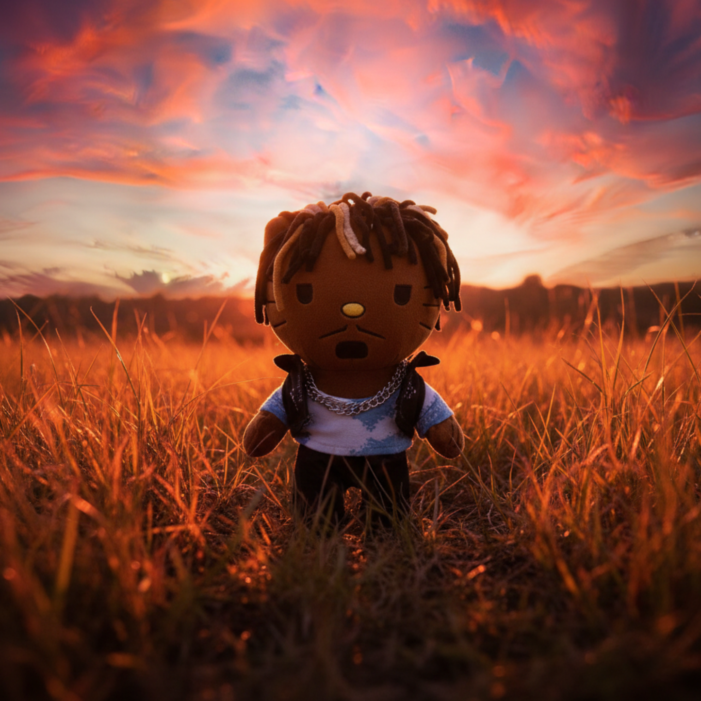 Peluche Juice WRLD x Hello Kitty