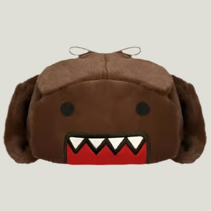 Y2K Fluffy Domo Kun Ushanka Hat