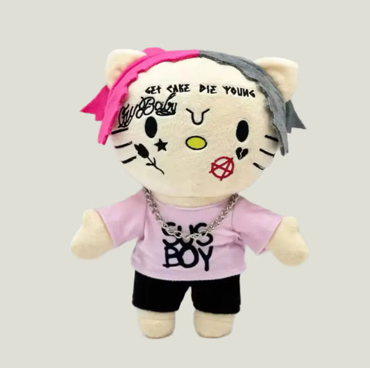 Lil Peep x Hello Kitty Figurine Plush Doll - Plushverse