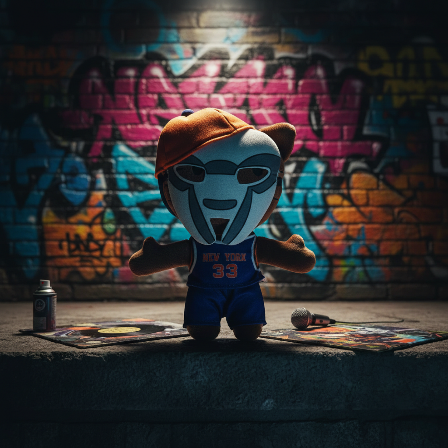 Masked Villain Kitty Plush Plushverse