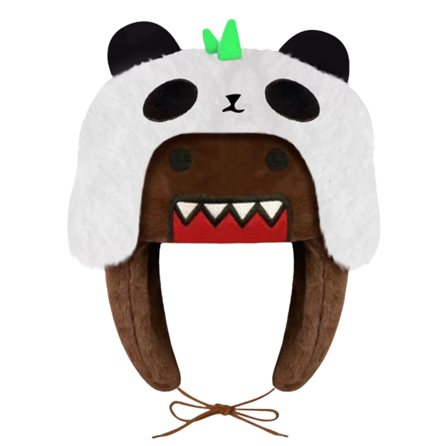 Panda Domo Kun Ushanka Hat Plushverse