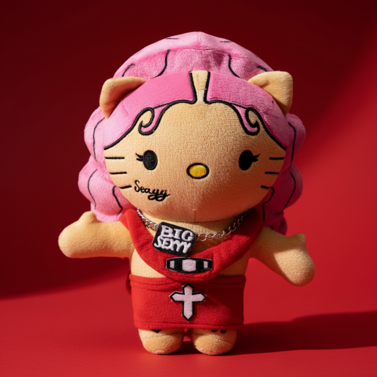 Sassy Red Kitty Plush Plushverse