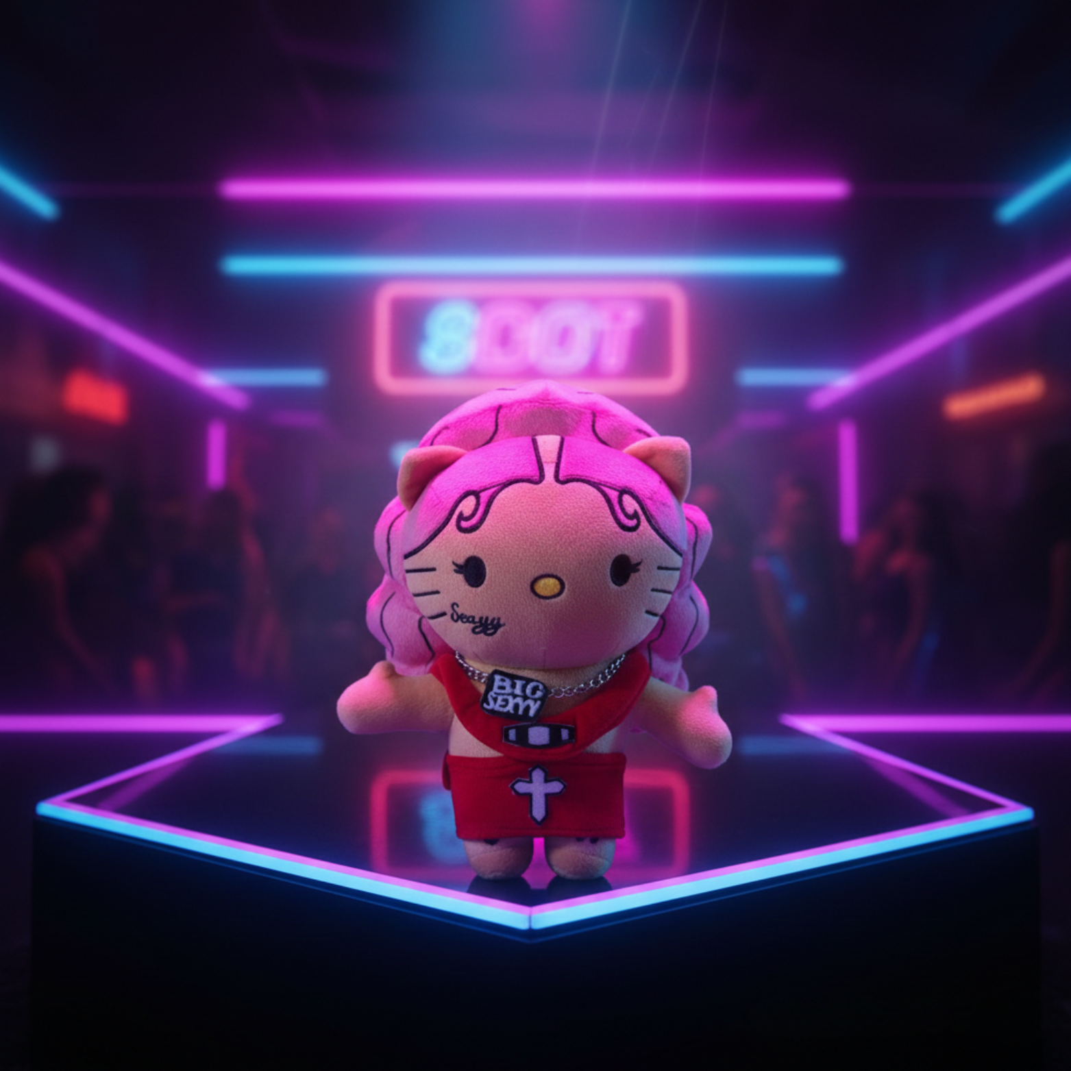 Sassy Red Kitty Plush Plushverse