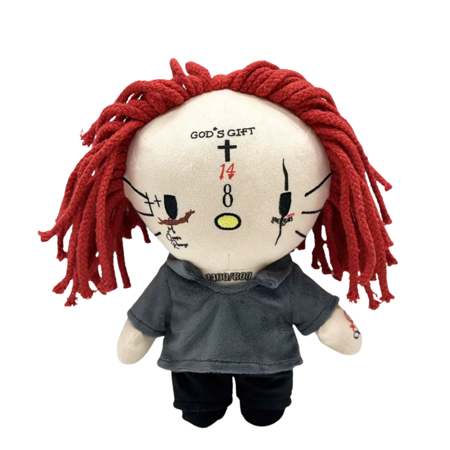Red Dread Kitty Plush Plushverse