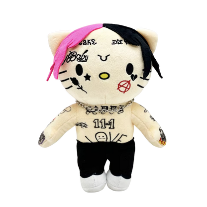 Poupée en peluche figurine Lil Peep v2 x Hello Kitty