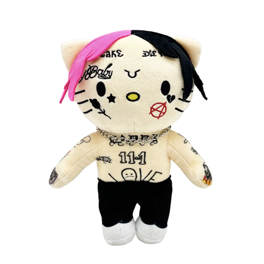 Poupée en peluche figurine Lil Peep v2 x Hello Kitty