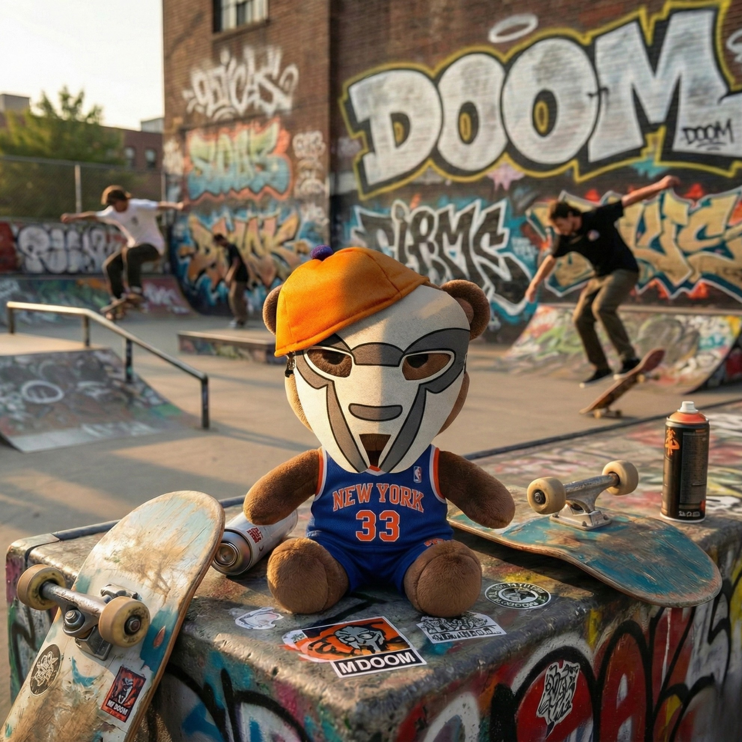 Masked Villain Kitty Plush